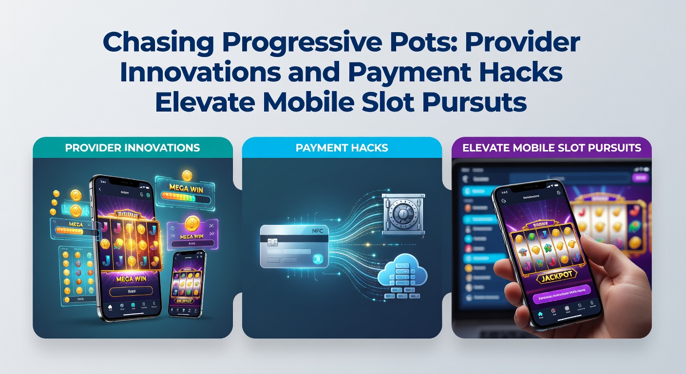 Dynamisches mobiles Slot-Interface mit steigendem progressiven Jackpot-Zähler und innovativen Provider-Features im Vordergrund