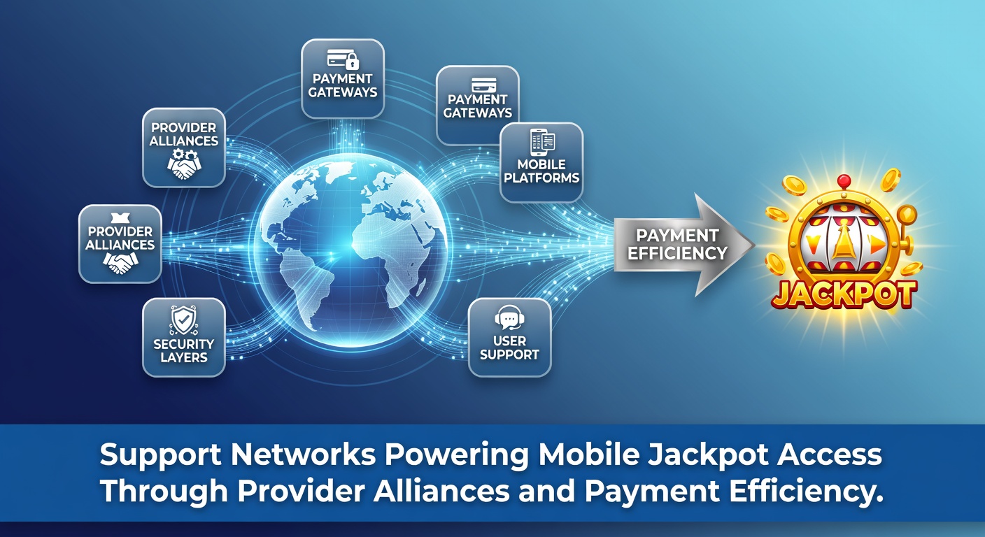 Darstellung effizienter Zahlungsportale in Allianz mit mobilen Jackpot-Systemen und Support-Strukturen