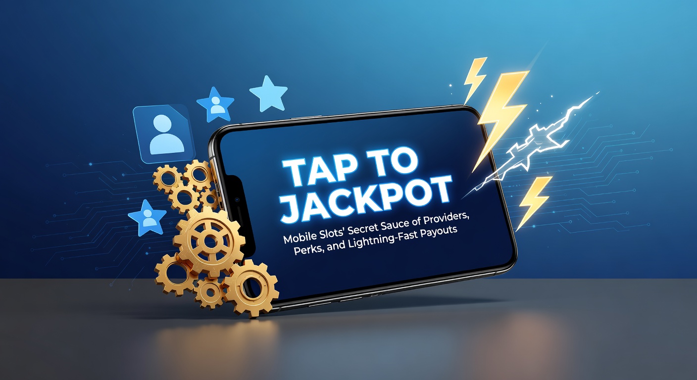 Smartphone mit leuchtendem Slot-Jackpot und Provider-Logos im Hintergrund, das die Welt mobiler Glücksspiele einfängt