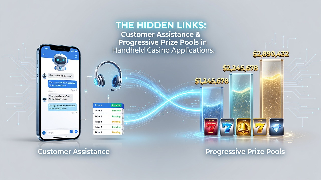 Illustration von Support-Interaktionen mit progressiven Preisakkumulationen in Casino-Apps